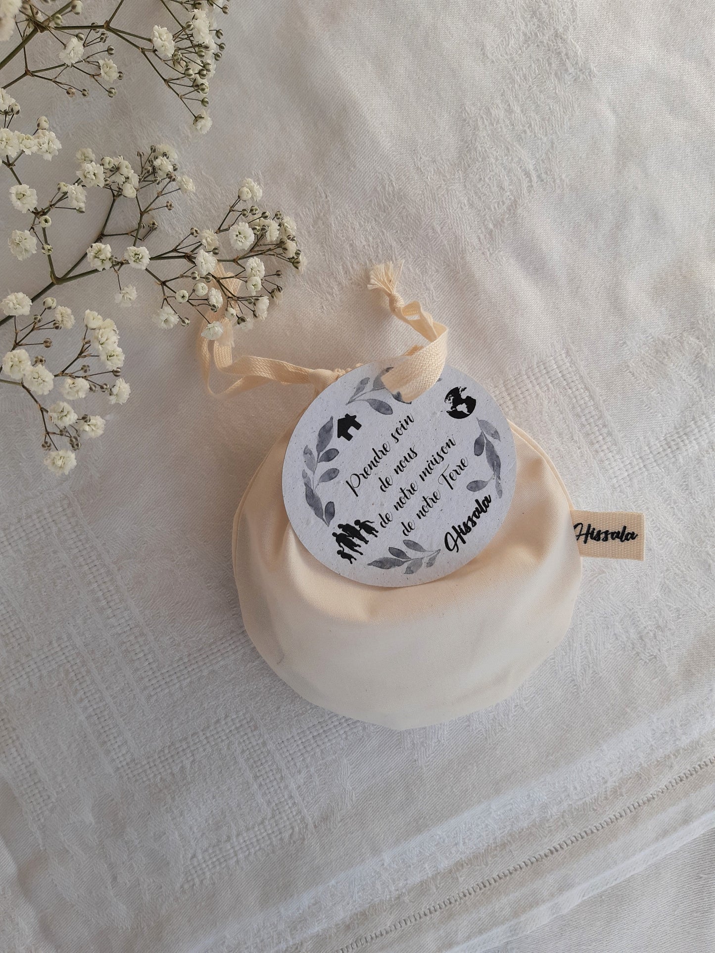 Mini Pochon brodé - Précieuse Découverte