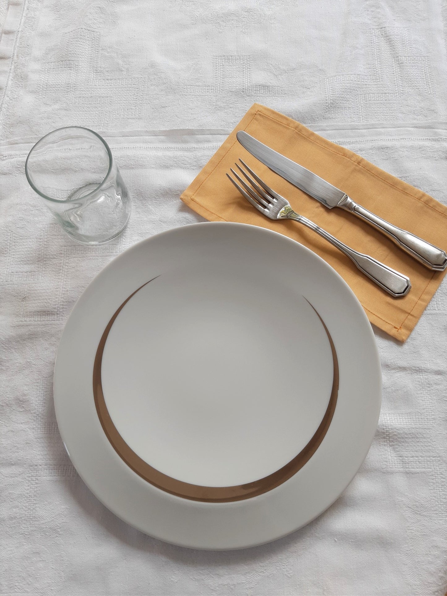 Petits Gourmands - Lots de 4 mini-serviettes en chambray de coton BIO