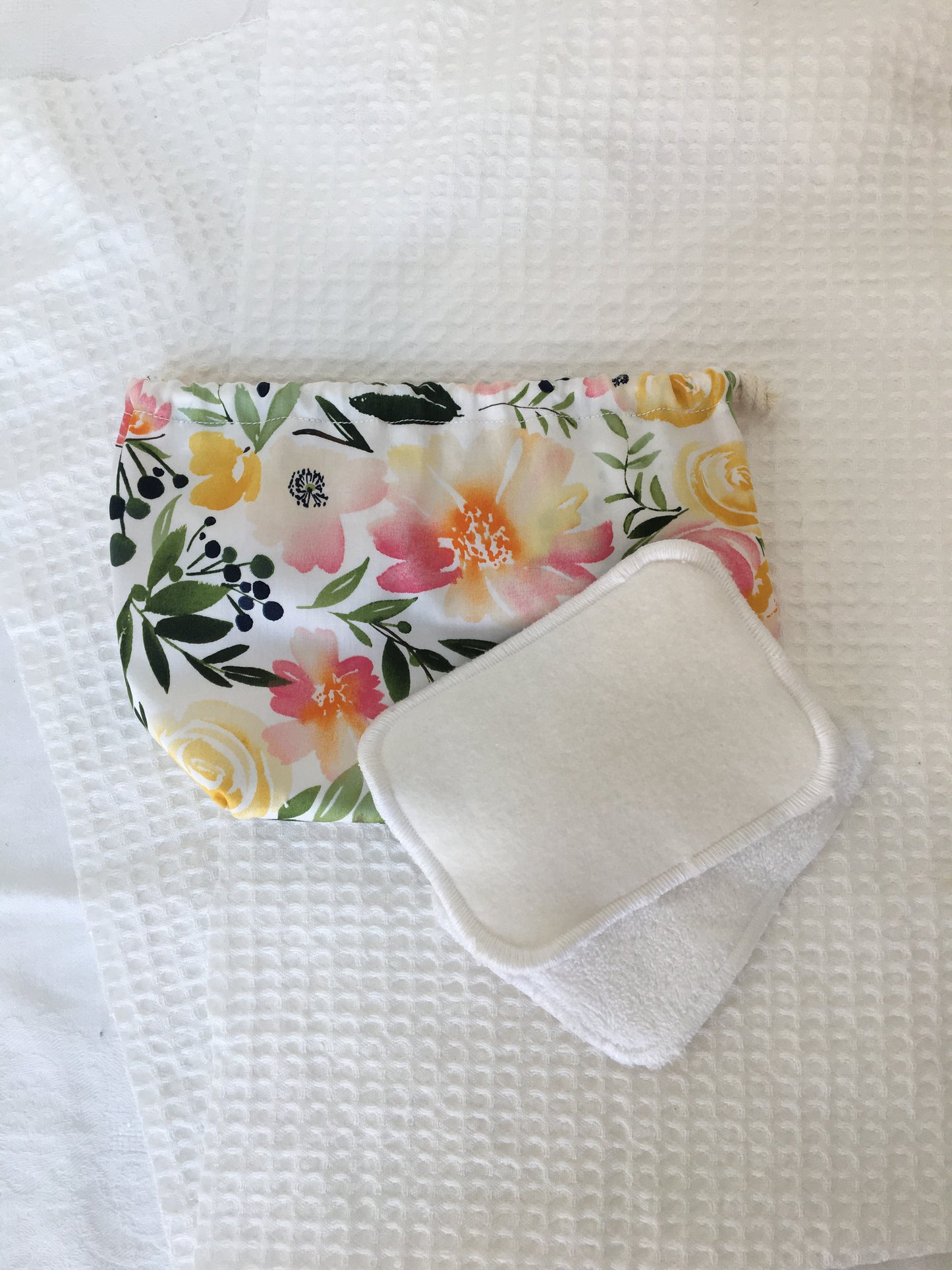 Précieux - Pochon seul pour lingettes en coton BIO