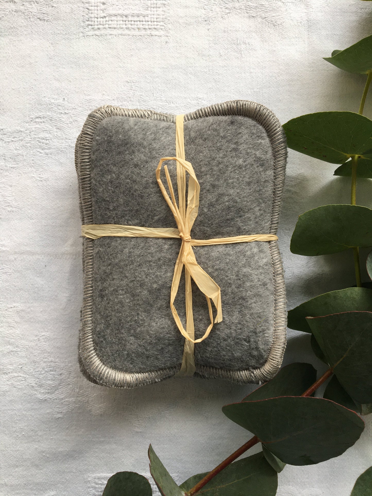 Tendresse - Lot de 3 lingettes lavables en coton BIO