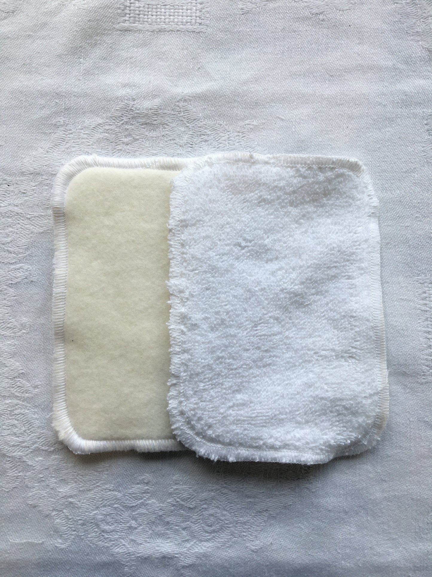 Tendresse - Lot de 3 lingettes lavables en coton BIO