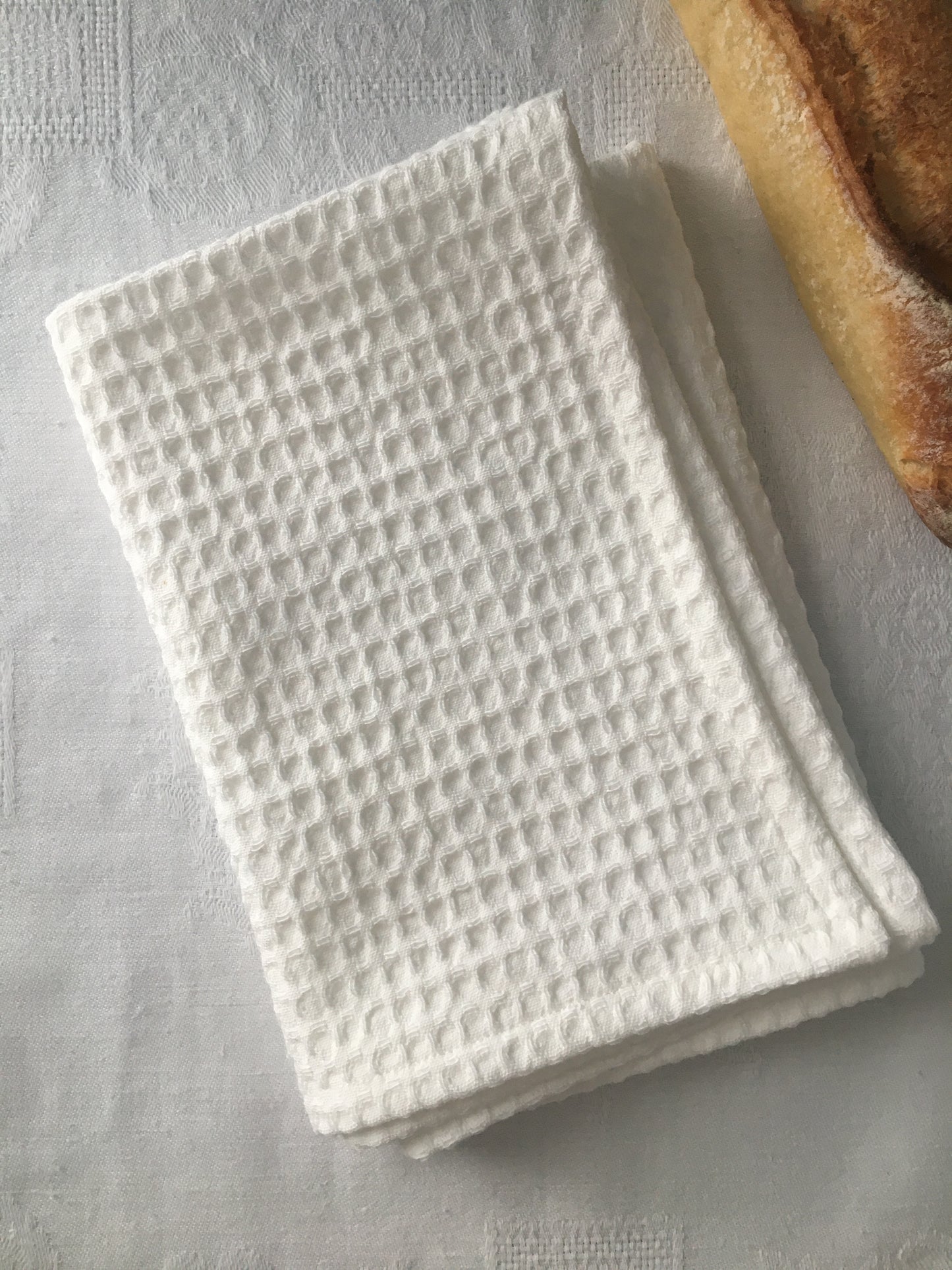 Dévoué - Torchon en coton BIO tissé nid d'abeille