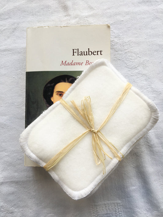 Tendresse - Lot de 3 lingettes lavables en coton BIO